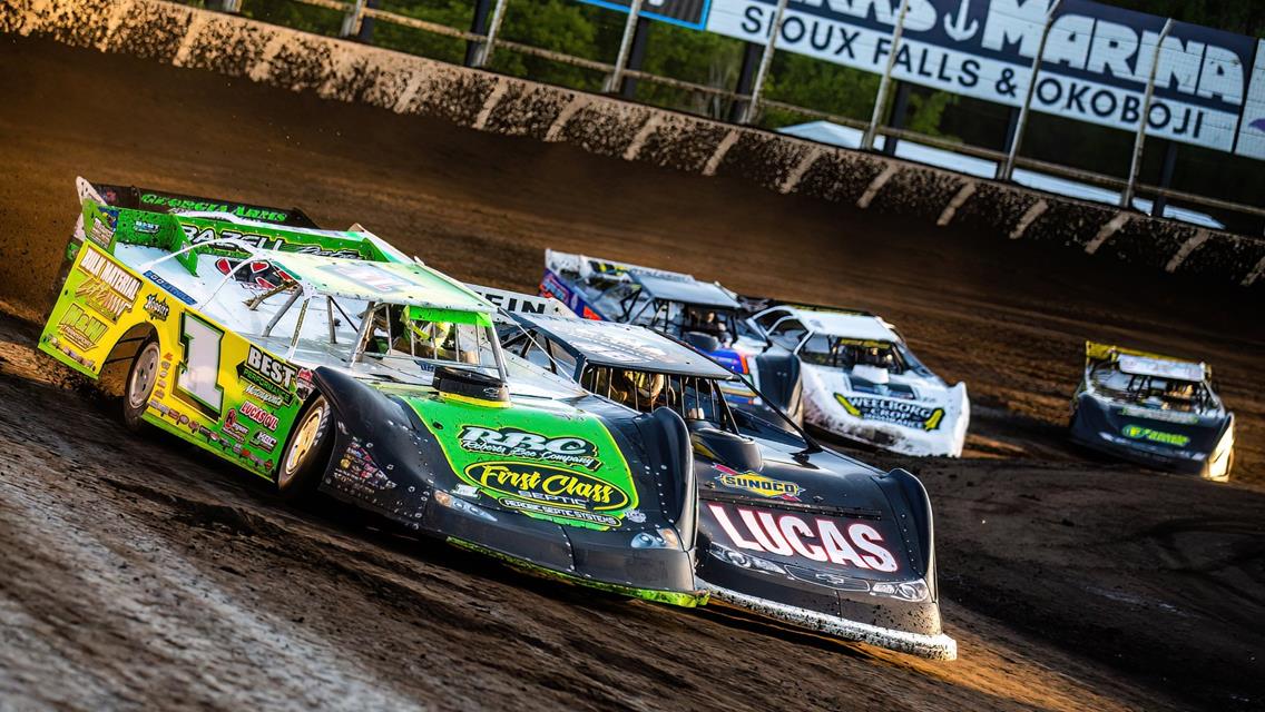 Huset’s Speedway (Brandon, SD) – Lucas Oil Late Model Dirt Series – July 19th, 2022. (Heath Lawson photo)