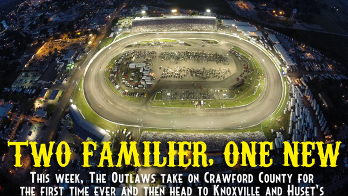 At A Glance: Outlaws Take on One New and Two Familiar Tracks This Week