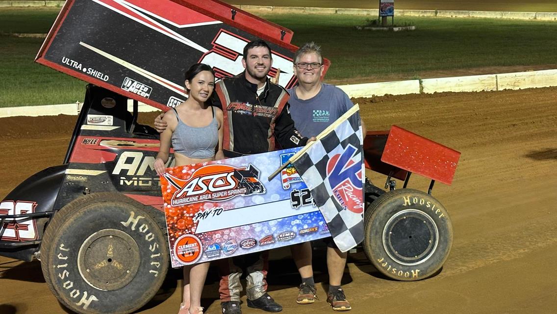 Kyle Amerson Turns The Tables For ASCS Hurricane Area Super Sprints Triumph
