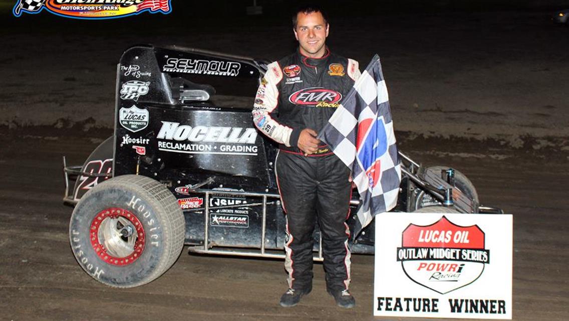 NOCELLA TAKES HOME OUTLAW MIDGET WIN IN SEASON OPENER