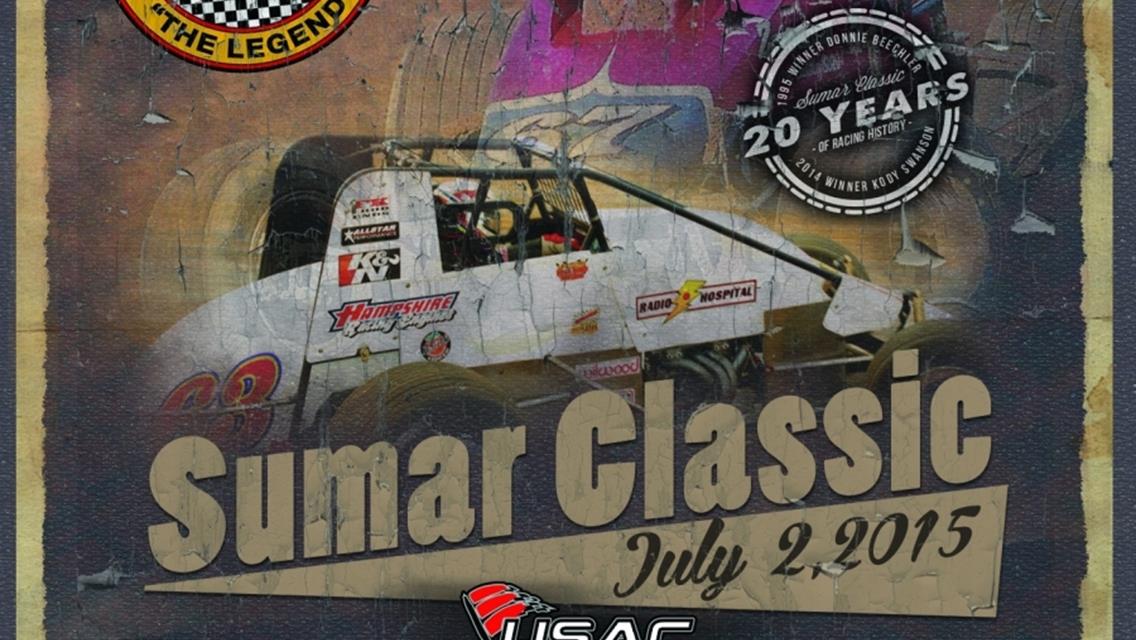 Sumar Classic July 2 at Terre Haute; Santos wins "Casey's General Stores 100" at Iowa