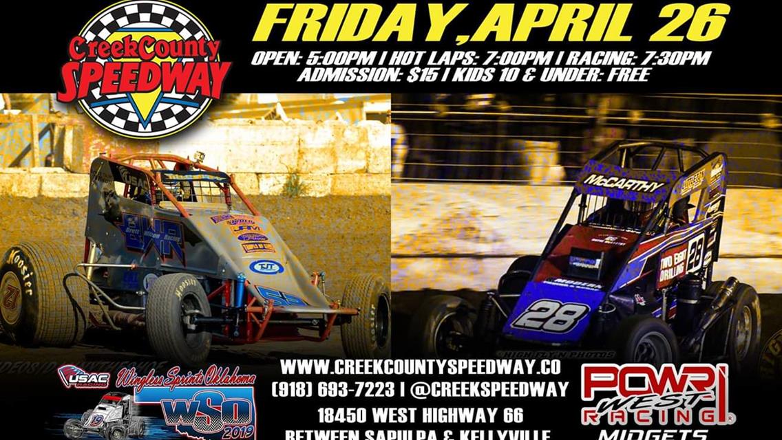 WSO SPRINTS JUMP TO CREEK COUNTY FRIDAY