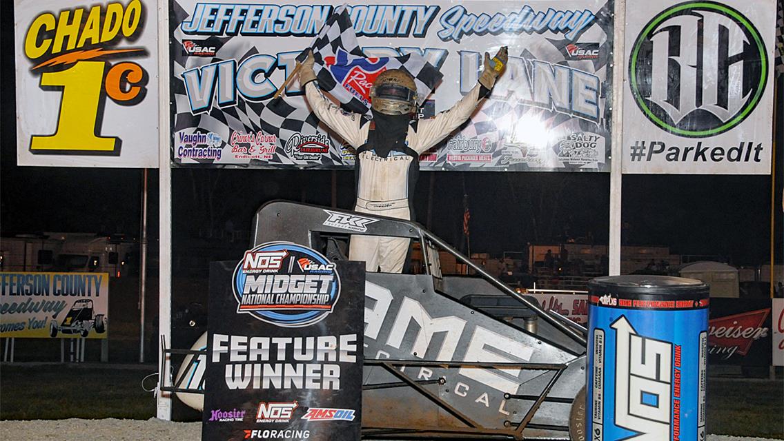 Thorson Scores Again in USAC Midgets at Jefferson County