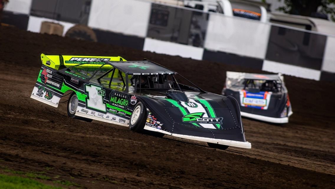 Davenport Speedway (Davenport, IA) – Lucas Oil Late Model Dirt Series (LOLMDS) – July 6th, 2022. (Heath Lawson photo)