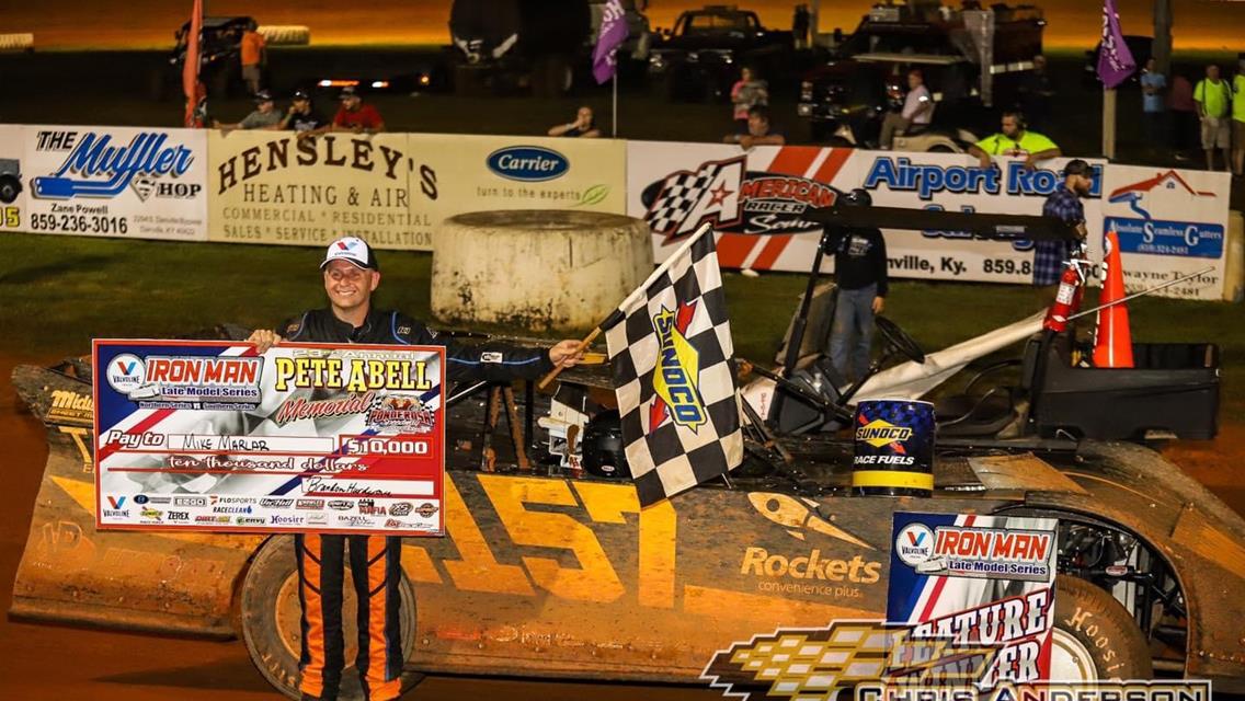 Mike Marlar Picks Up Valvoline Iron-Man Late Model Series Pete Abell Memorial Win at Ponderosa Speedway