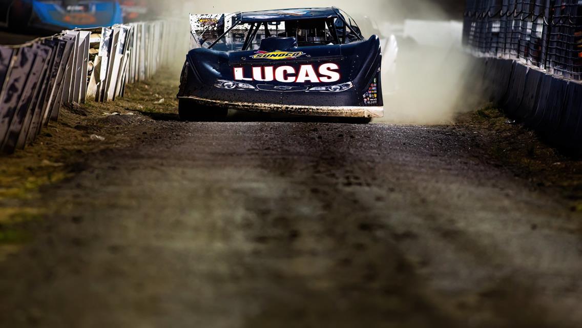 I-80 Speedway (Greenwood, NE) – Lucas Oil Late Model Dirt Series – Imperial Tile Silver Dollar Nationals – July 22nd-24th, 2022. (Heath Lawson photo)