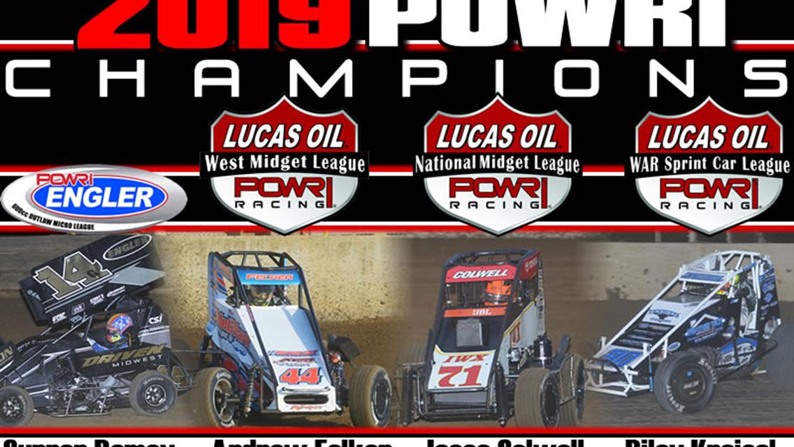 NEW BATCH OF 2019 POWRI CHAMPIONS DECIDED