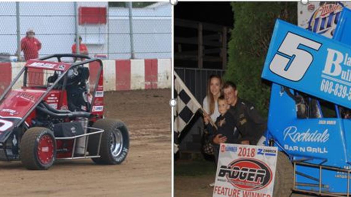 "Four divisions highlight Sunday at Angell Park Speedway"  "Boden aims for two Badger victories-Sunday"