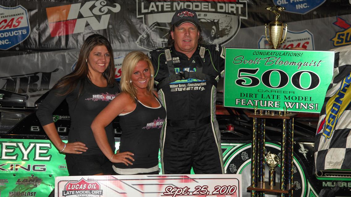 Bloomquist Takes 500th Career Victory at Series Jackson 100
