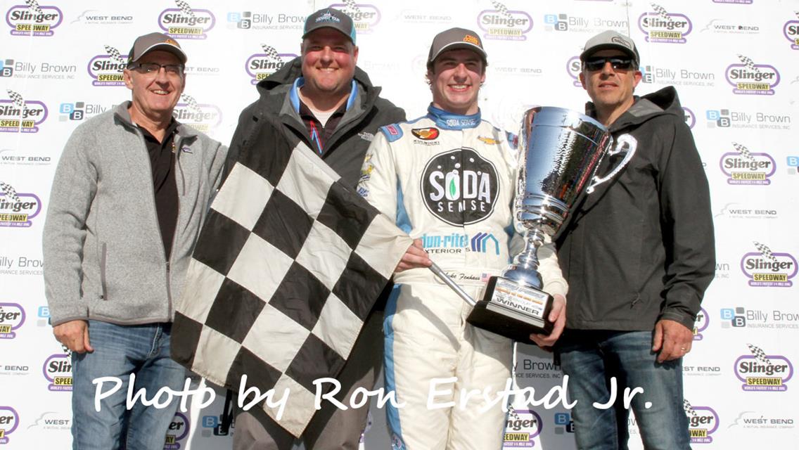Fenhaus Tops Miracle On The High Banks Season Opener at Slinger Speedway
