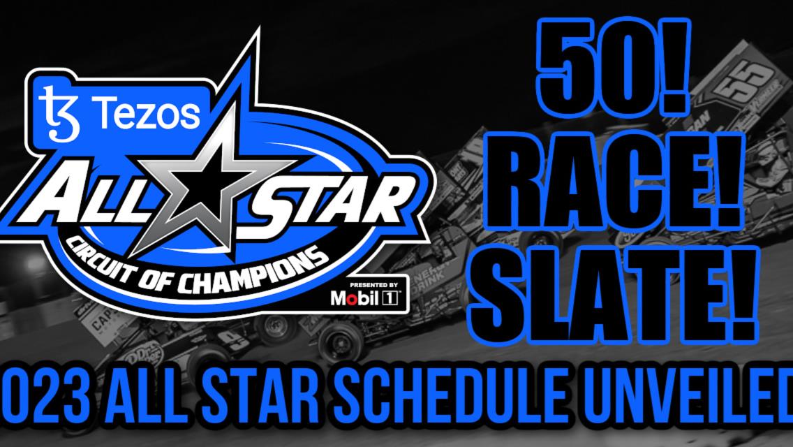 2023 Tezos All Star schedule to feature 50 events including six-race kick off in Georgia and Florida