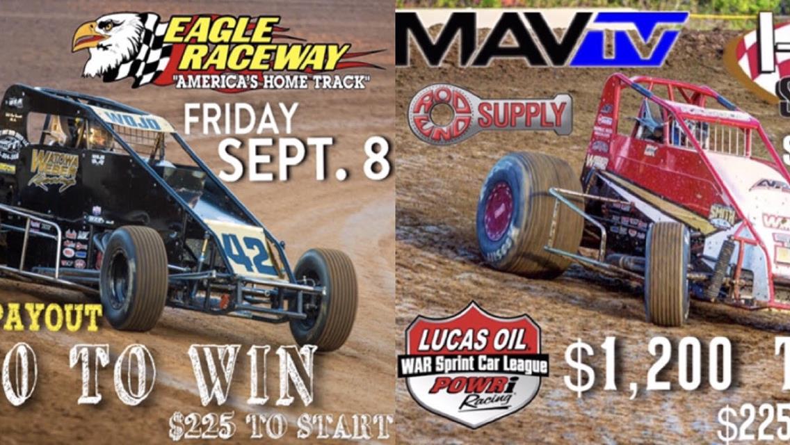 EAGLE INCREASES PAYOUT TO $2,000 FOR POWRI LUCAS OIL WAR SPRINTS - MAVTV EPISODE FOR I-35