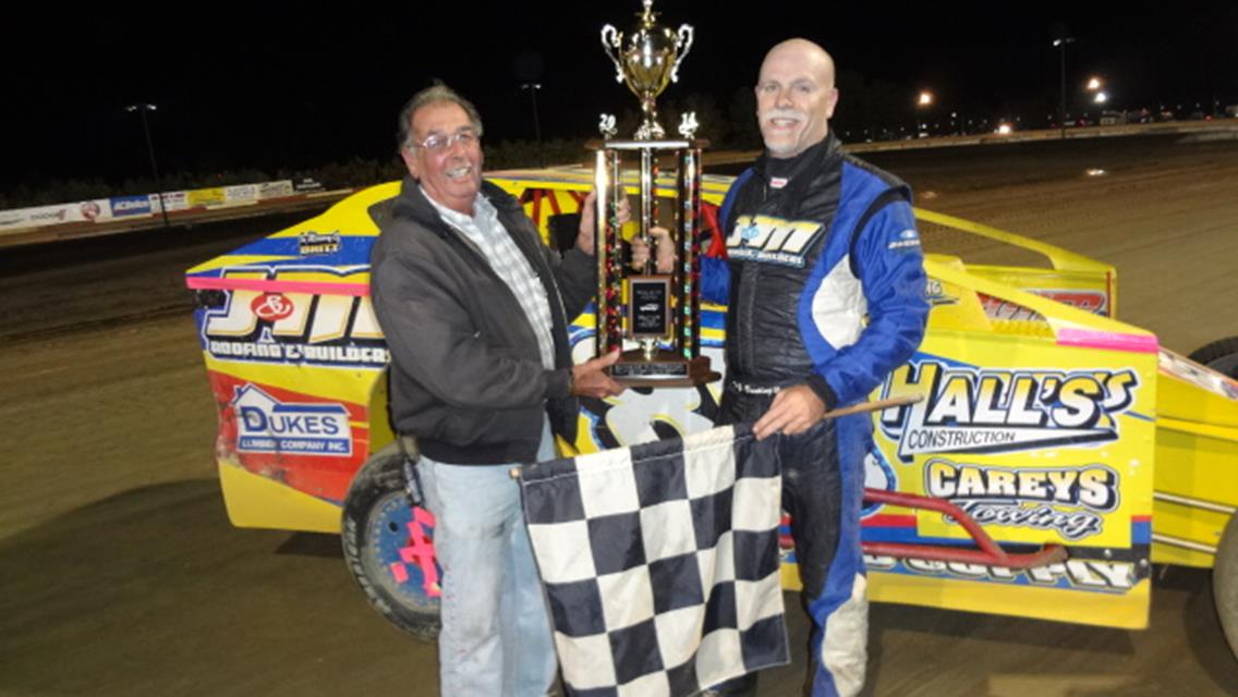 H.J. BUNTING SCORES ONE FOR THE HOME TEAM IN SMALL BLOCK CHAMPIONSHIP