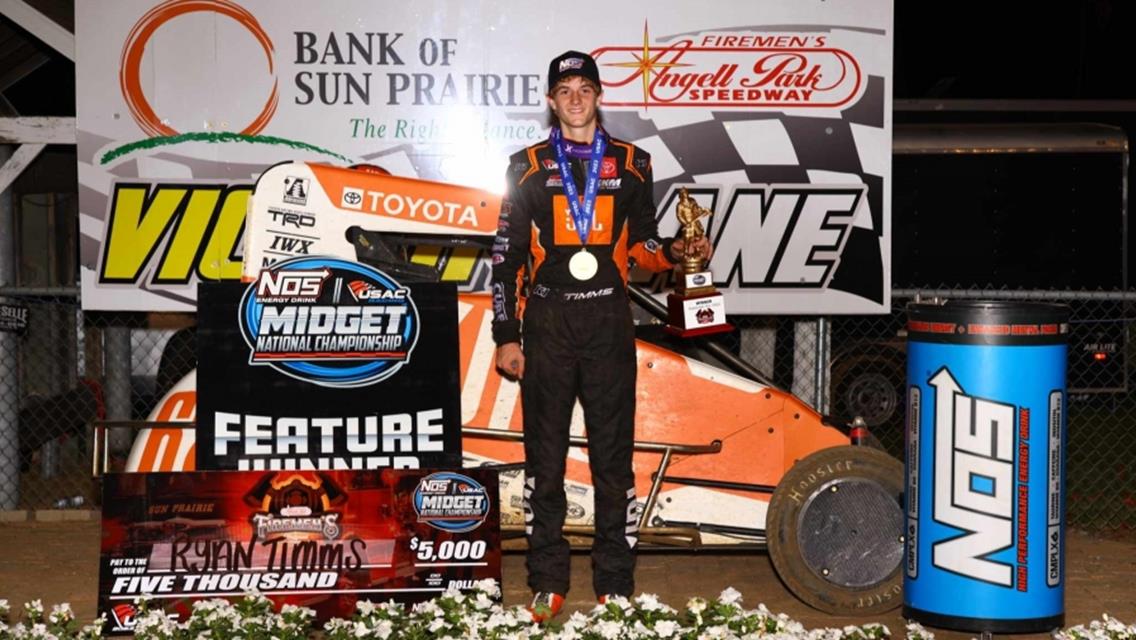 Angell Park Speedway (Sun Prairie, WI) – USAC NOS Energy Drink Midget National Championship – Firemen’s Nationals – September 3rd-4th, 2023.