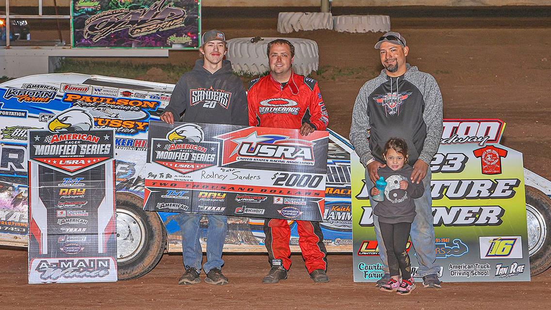 SANDERS STRONG ARMS USRA MODIFIEDS IN LAWTON