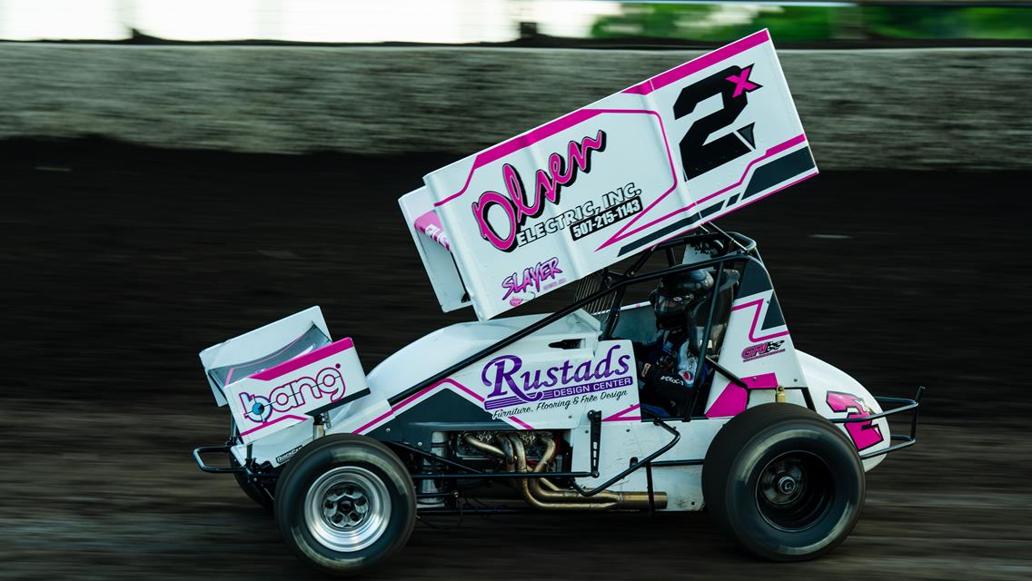 Rustad Sees Night at Huset’s Speedway End Early Due to Engine Woes