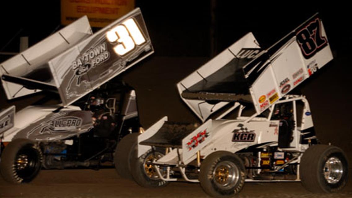 A pair of ASCS Gulf South Champions battle at Heart O' Texas (31-Brandon Berryman, 2008 champion / 8