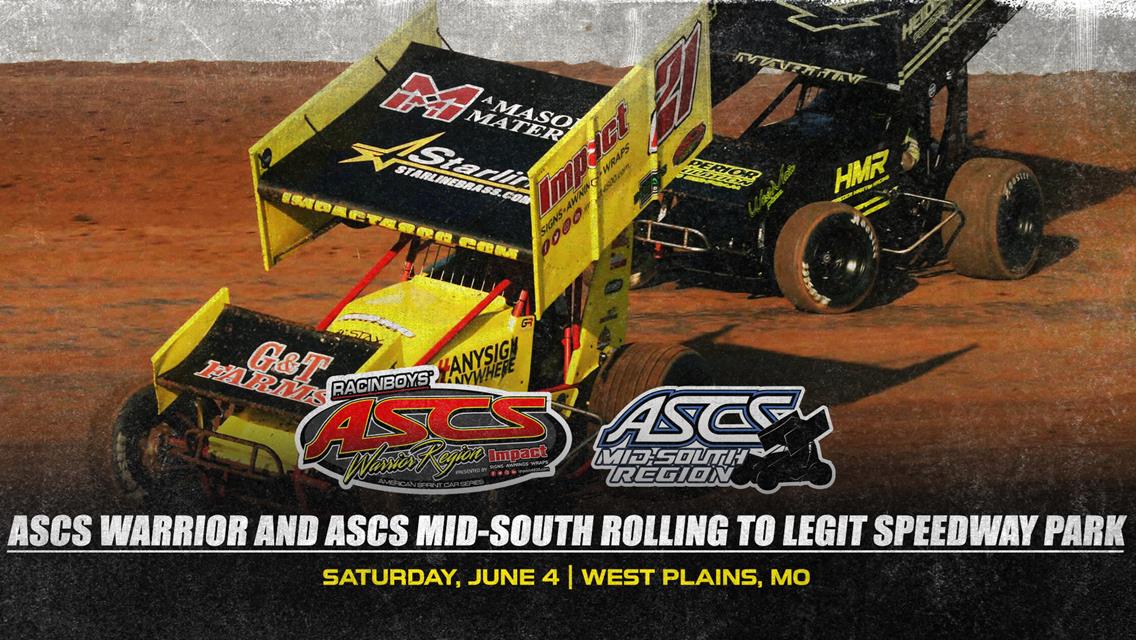ASCS Warrior and ASCS Mid-South Rolling To Legit Speedway Park