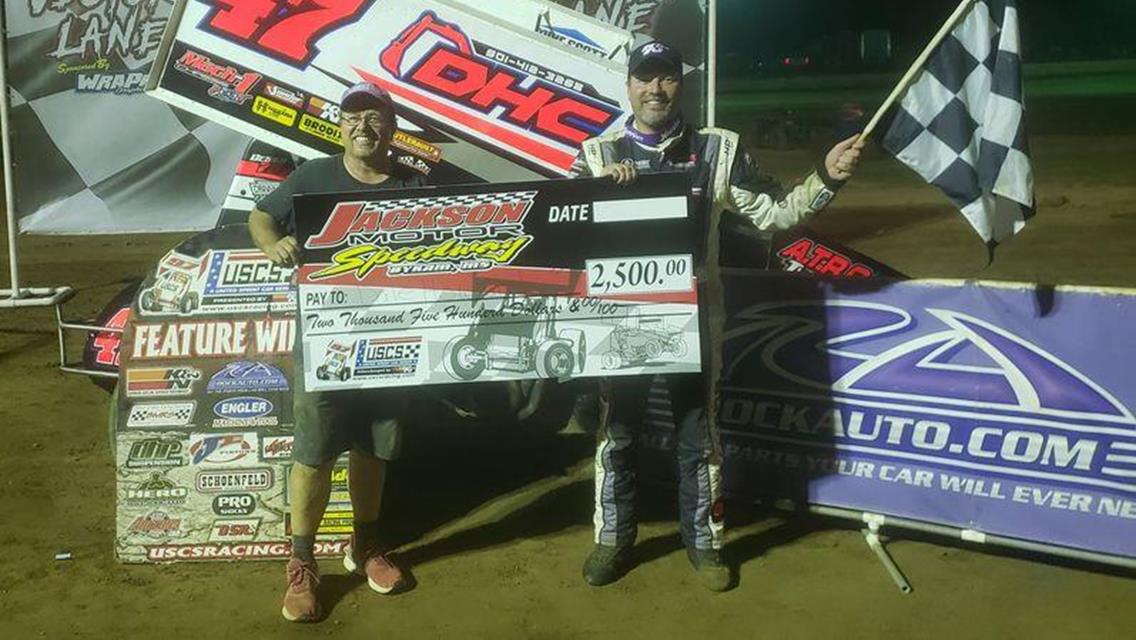 Dale Howard completes USCS weekend sweep at Jackson Motor Speedway