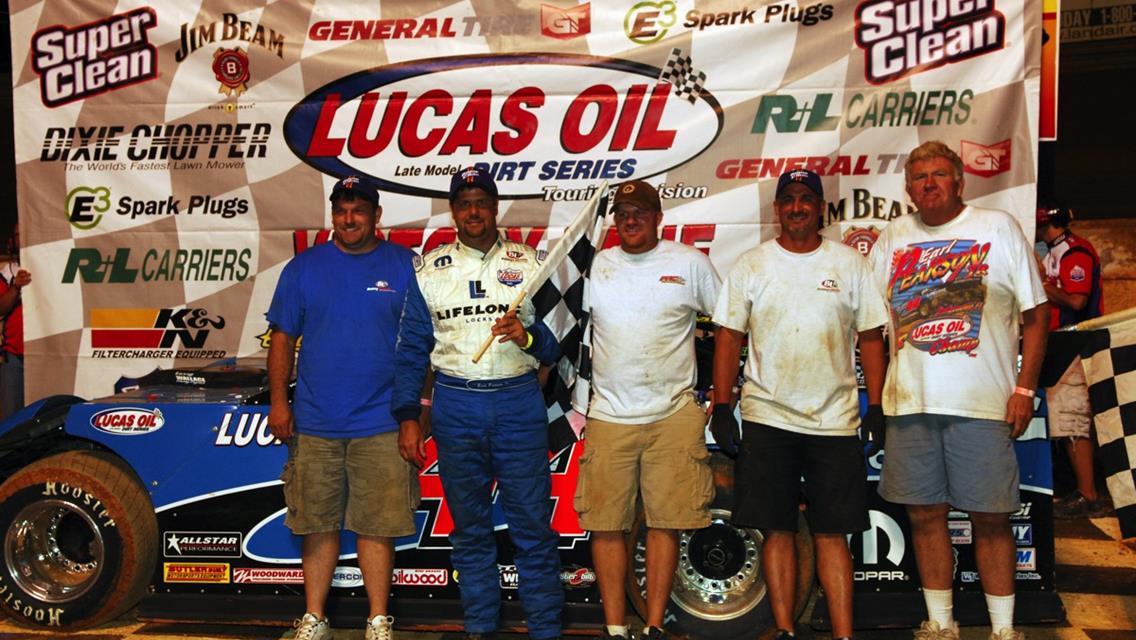 Pearson Jr. in Victory Lane at "The Gap"