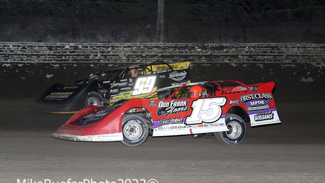 Sycamore Speedway (Maple Park, IL) – Lucas Oil Midwest LateModel Racing Association – Harvest Hustle – September 30th-October 1st, 2022. (Mike Ruefer photo)