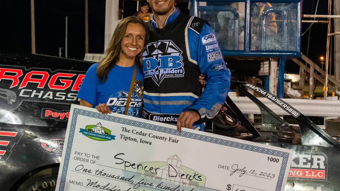 Cedar County Raceway (Tipton, IA) – July 12th, 2023.