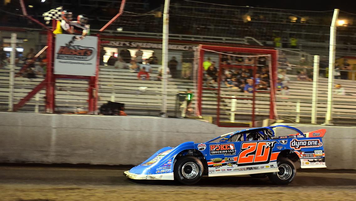 Huset’s Speedway (Brandon, SD) – Lucas Oil Late Model Dirt Series – Go 50 – July 20th, 2023. (Todd Boyd photo)