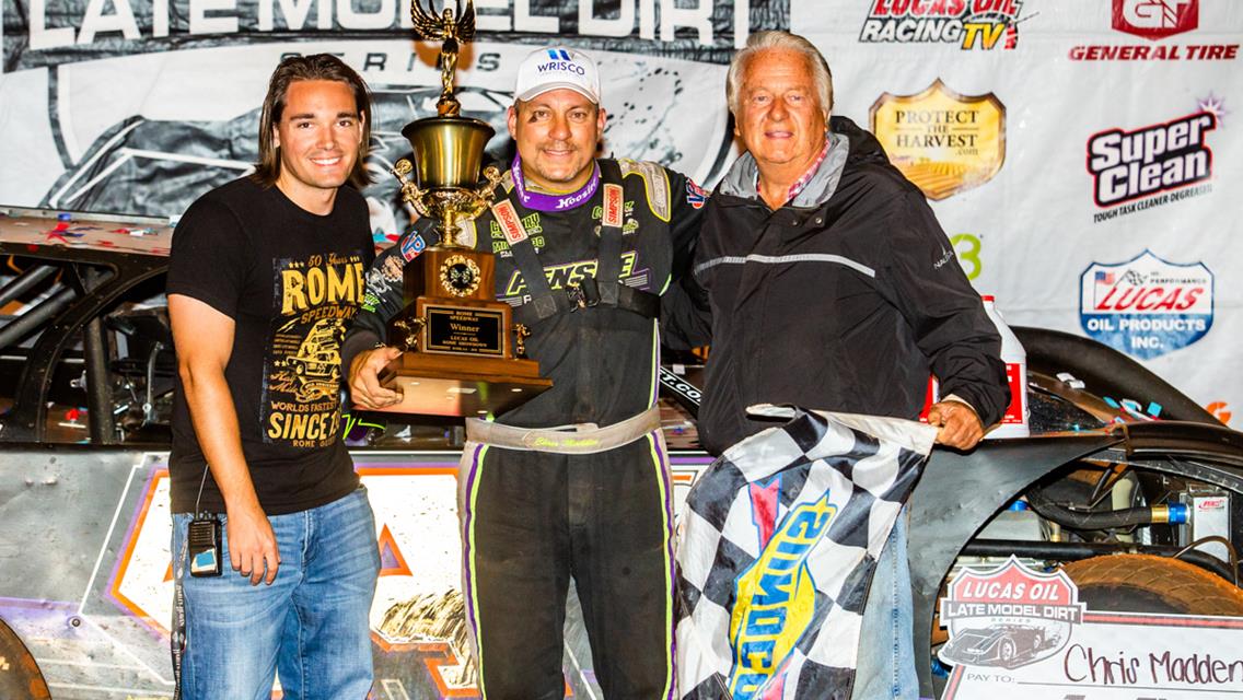 Rome Showdown Goes to Chris Madden