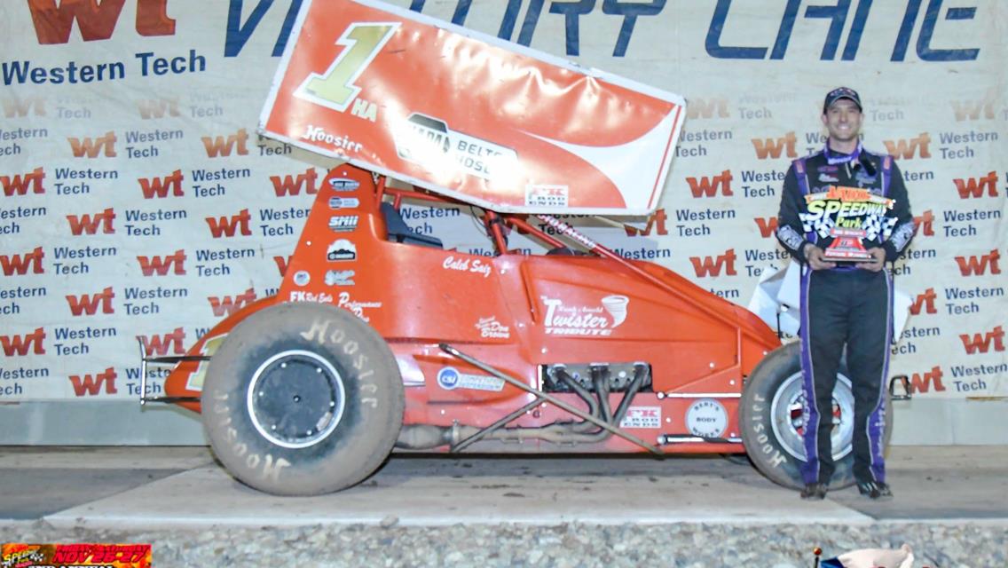 Lorne Wofford and Caleb Saiz Win Weekend Features with POWRi Vado Super Sprints