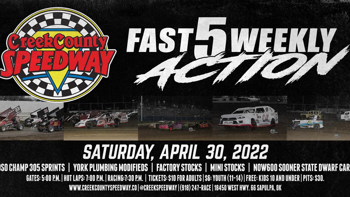 EVENT INFO >> Saturday, April 30, 2022