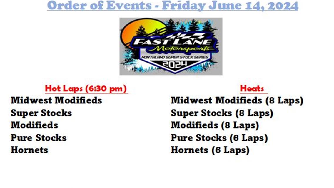 Fastlane Motorsports Northland Super Stock Series Invades GLS Tonight