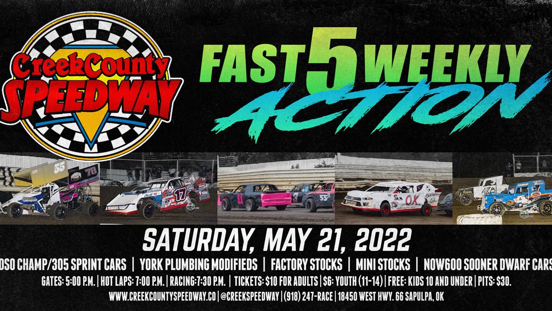 EVENT INFO >> Saturday, May 21, 2022