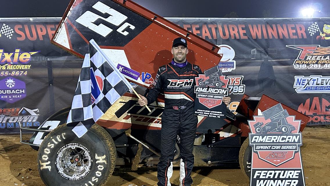 Seth Bergman Wins ASCS National Tour Opener at Super Bee in First Event with TwoC Racing