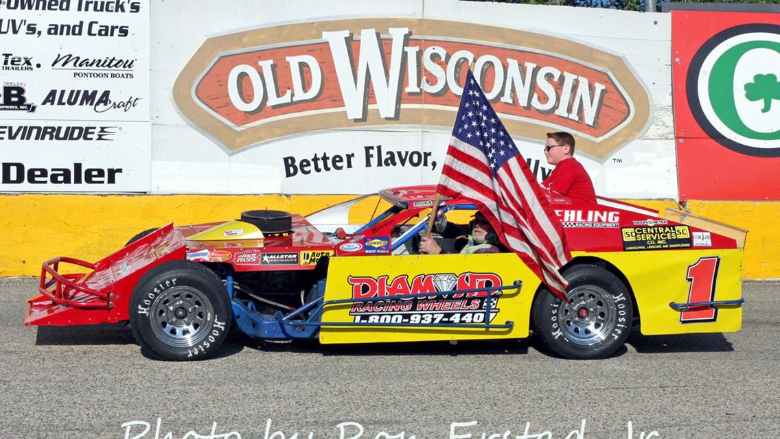 Schley tops the 50-Lap Slinger Late Model Feature on Vintage Night