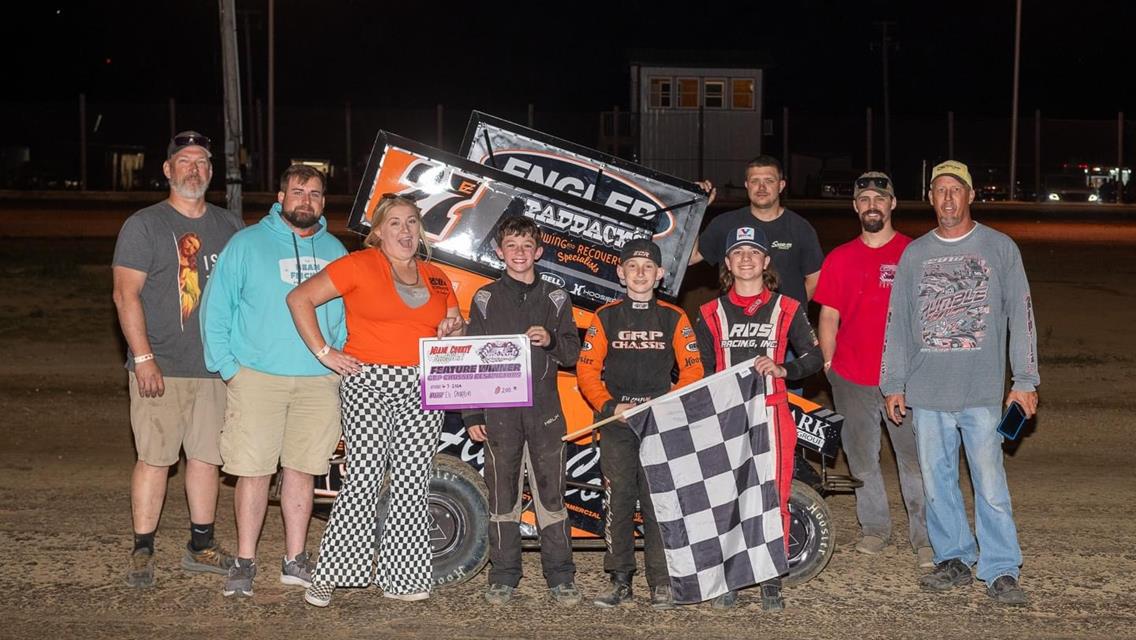 Kirkman, Leek, Chaplin, and the Perry Boy’s Capture NOW600 Weekly Racing Wins at Miami County Raceway!