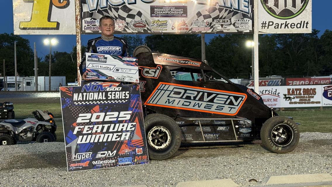 Jett Nunley Prefects Friday Night's Prelim Night at Jefferson County Speedway!