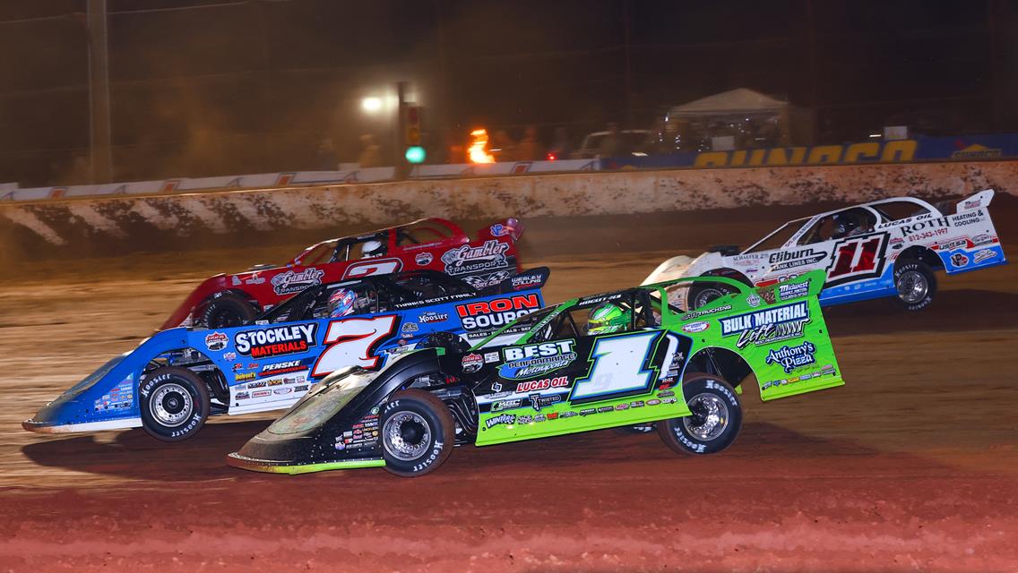 Golden Isles Speedway (Brunswick, GA) – Lucas Oil Late Model Dirt Series – Super Bowl of Racing – January 26th-28th, 2023. (Josh James Artwork)