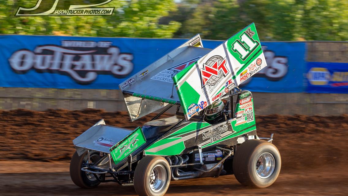 Kraig Kinser Caps California Swing by Earning Hard Charger Award at Calistoga