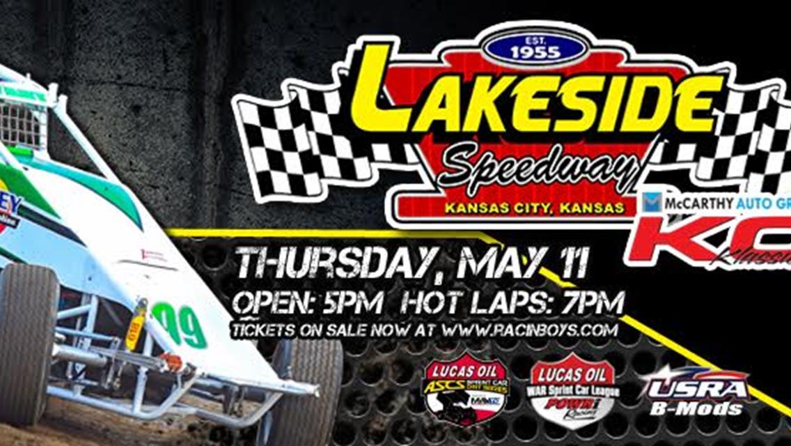 POWRI LUCAS OIL WAR SPRINTS SET FOR KC CLASSIC THURSDAY MAY 11