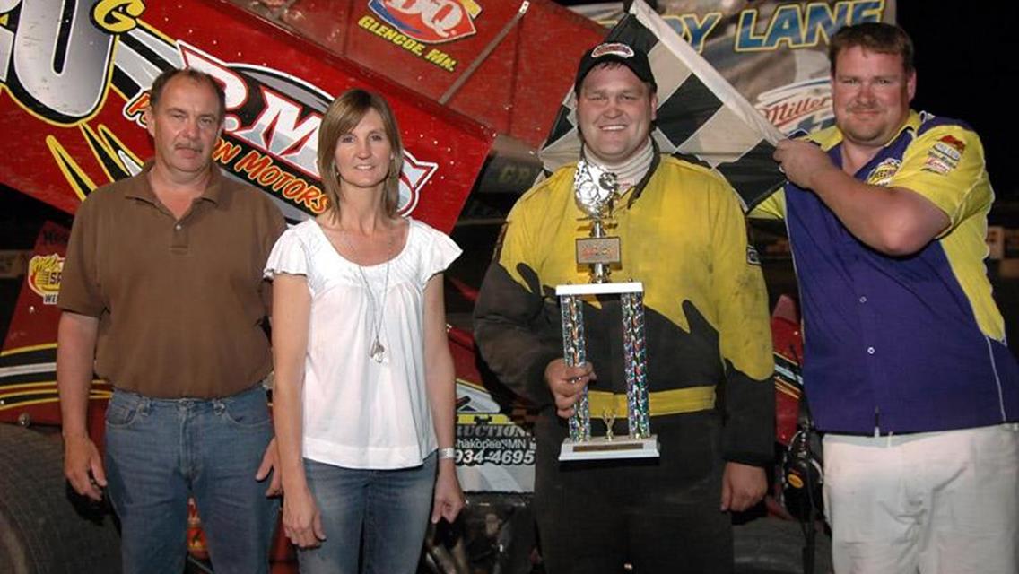 Graf Overtakes Barickman To Win IMCA-UMSS Challenge at Arlington