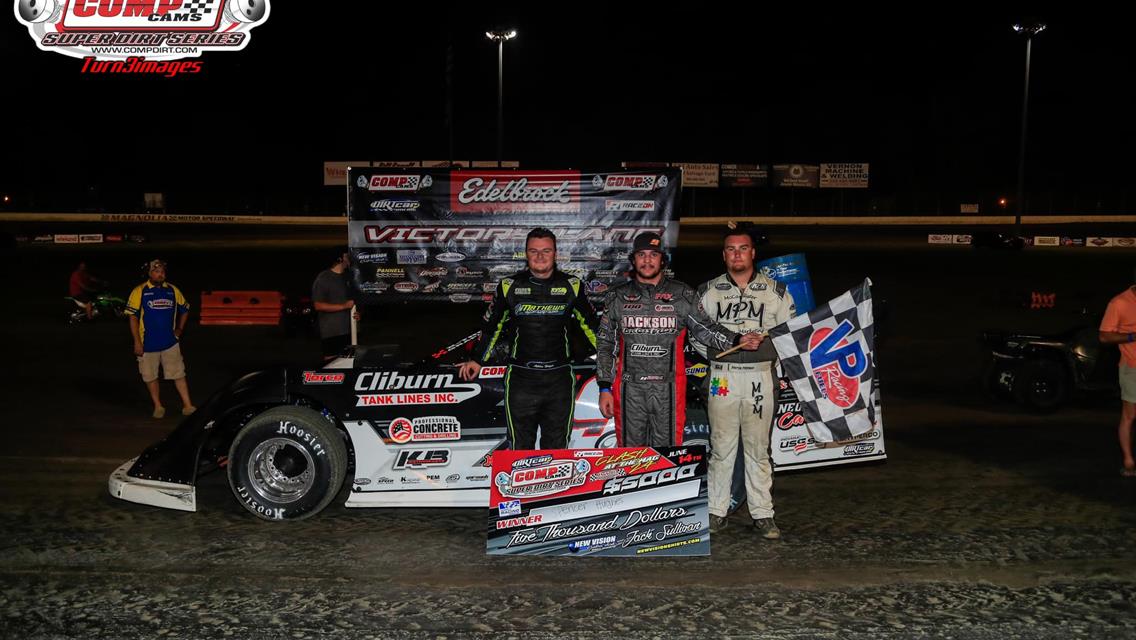 Magnolia Motor Speedway (Columbus, MS) – Comp Cams Super Dirt Series – Clash at the Mag – June 14th-15th, 2024. (Turn 3 Images)