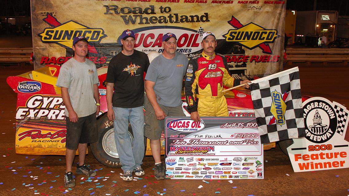 Tim Fuller Wins First Ever Series Event Saturday Night at Hagerstown Speedway