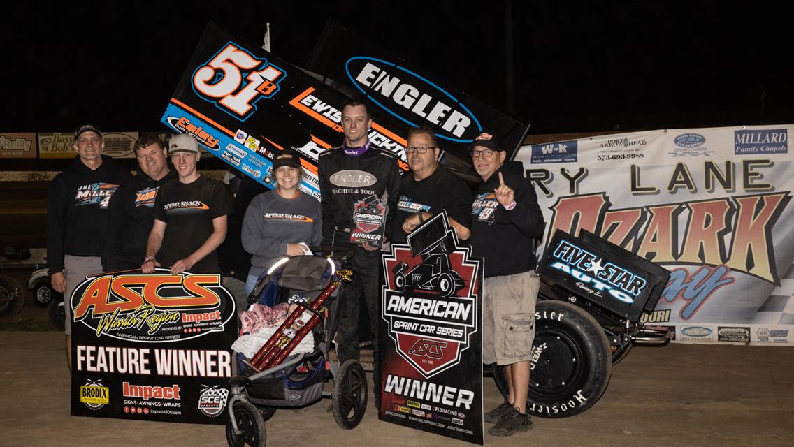 Joe B. Miller Breaks Through With ASCS National At Lake Ozark Speedway!