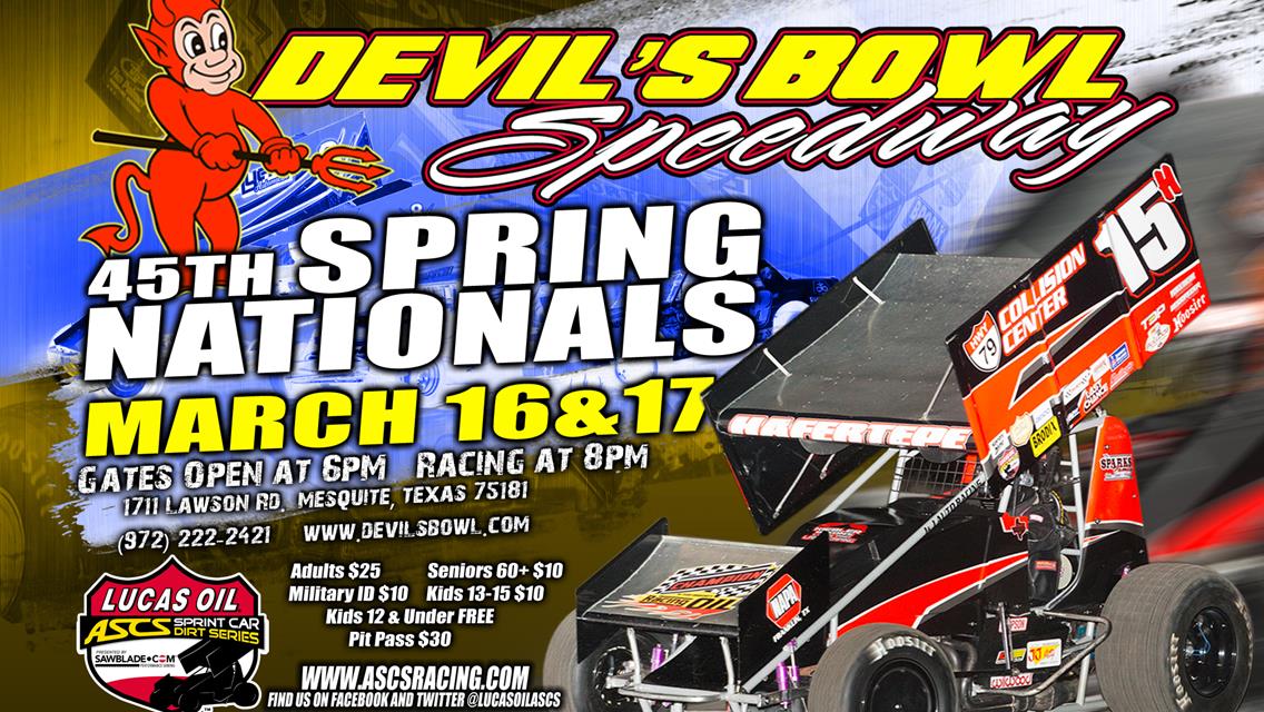 Lucas Oil ASCS Opening 2018 Season With Devil’s Bowl Spring Nationals