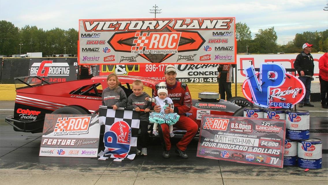 "Big Money" Matt Hirschman Wins 34th US Open; King, Hoch, Milbrand Collect Checkers