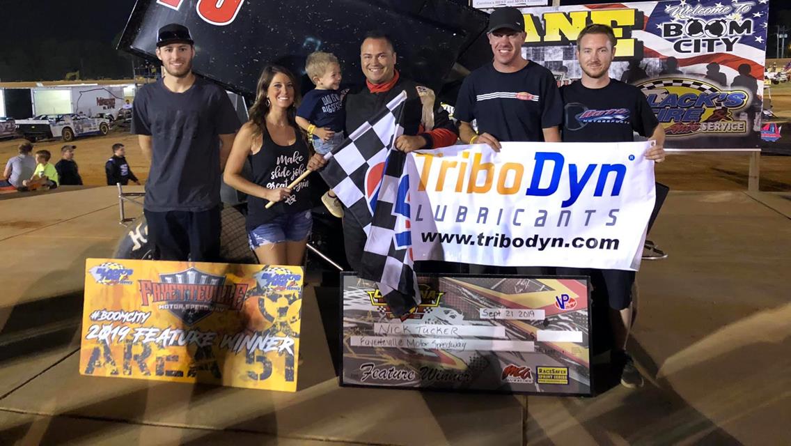 Tucker Tames Fayetteville Motor Speedway for TriboDyn Lubricants Carolina Sprint Tour Triumph