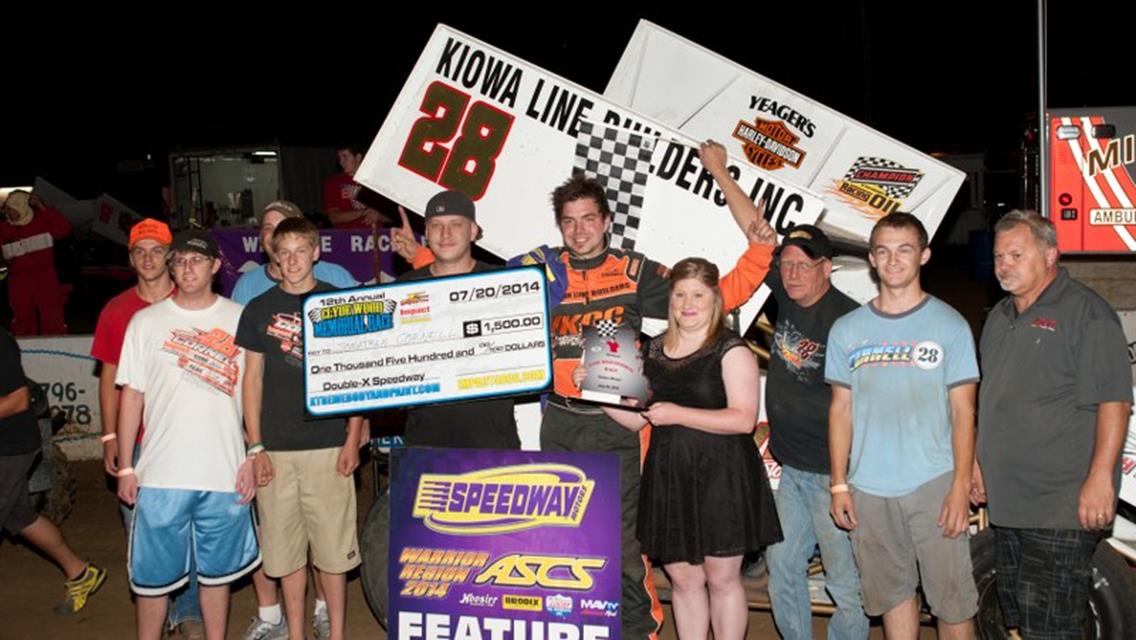 Jonathan Cornell Tops Clyde Wood Memorial at Double X Speedway