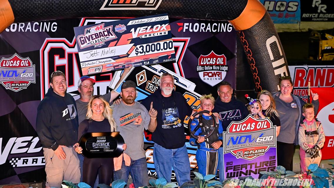Jett Nunley Nabs KKM Giveback Classic Checkers With Lucas Oil NOW600