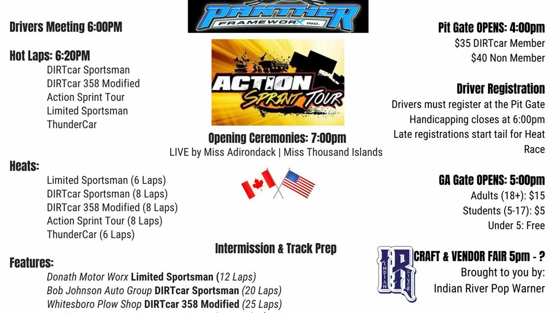Action Sprint Tour East Series To Make Can-Am Speedway Debut Friday Night