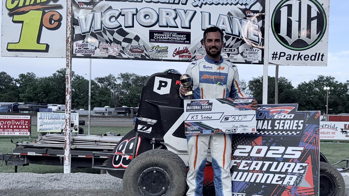 KJ Snow Tops Thursday’s Midwest Micro Championship Prelim Night at Jefferson County Speedway!